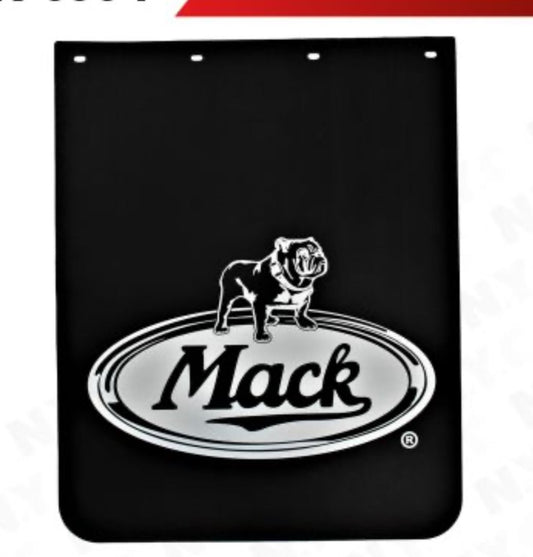 MUDFLAP, POLY, BLACK WITH MACK LOGO, RIGHT SIDE 24T94X-0004