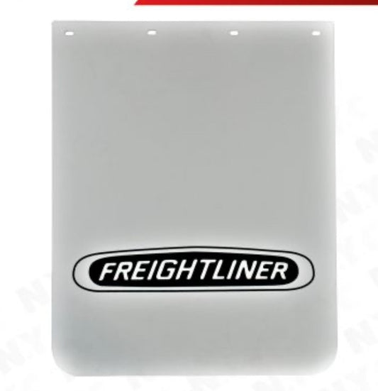 MUDFLAP, POLY, WHITE WITH FRIEGHTLINER LOGO 24T94X-0002