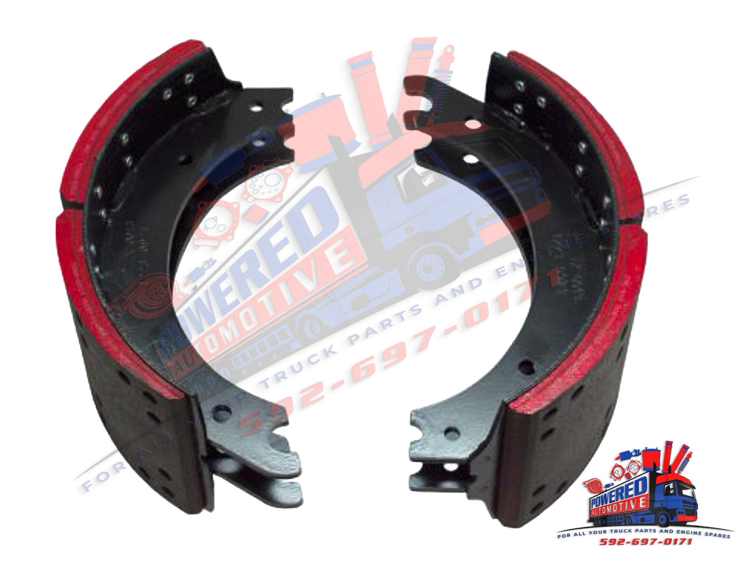 25B77X-0013 BRAKE SHOE, LINED