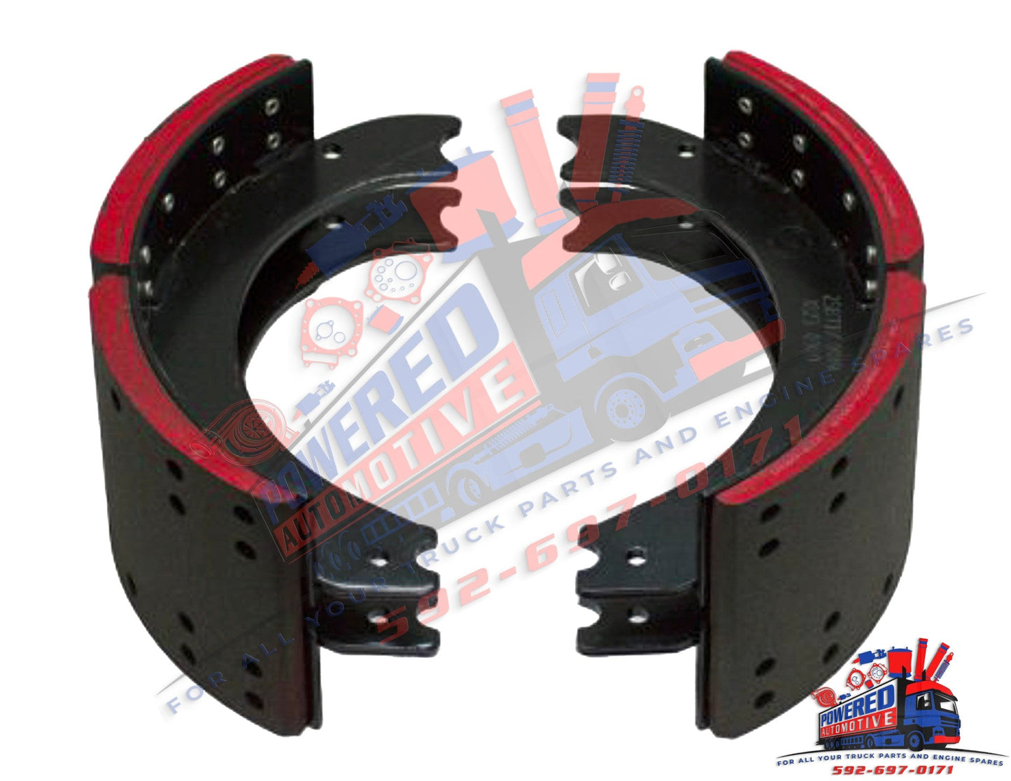 25B77X-0019  BRAKE SHOE, LINED