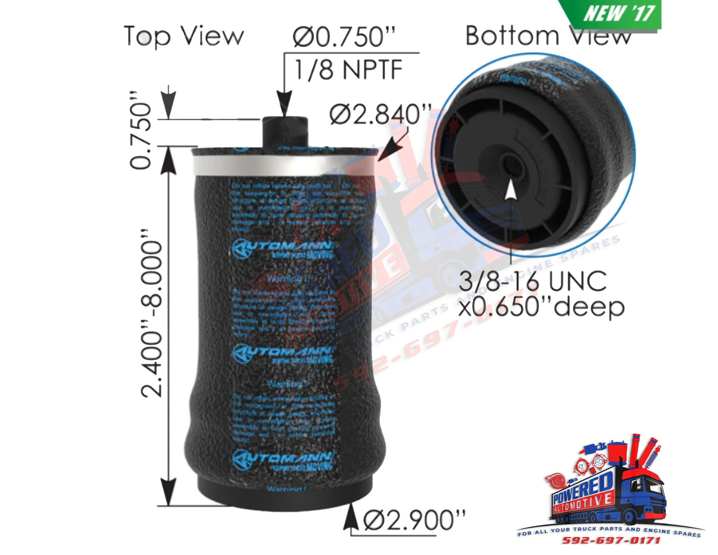 ABSZ70-7079 / Air Spring Cabin IHC