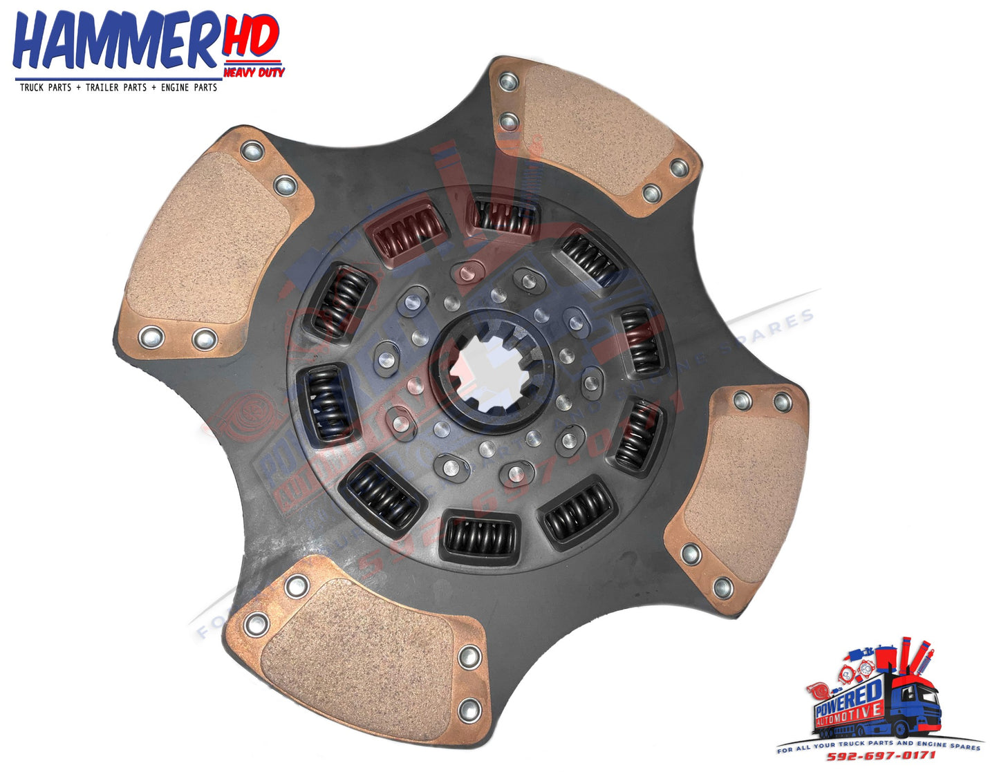 HAMMER USA- 15"X2" CLUTCH DISC HA128257 FLY WHEELSIDE