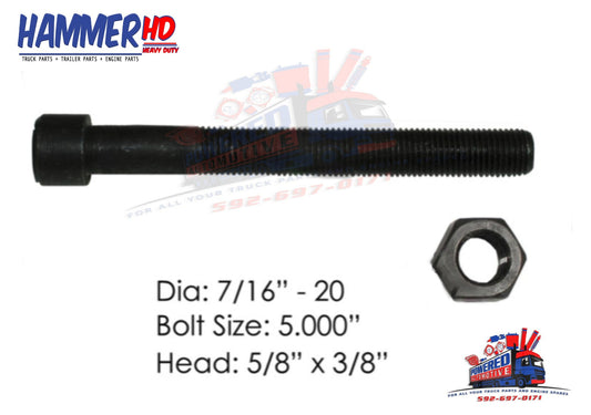 MCB520 Center Bolt 7/16in X 5in