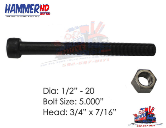 MCB635 Center Bolt 1/2in X 5in